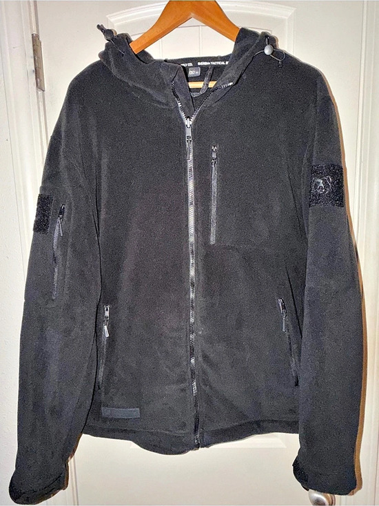 Bearskin Other - Bearskin Men's Black Hooded Fleece Performance Jacket
